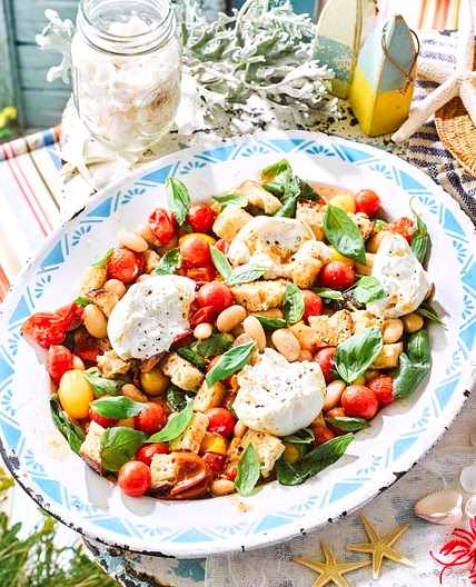 Roasted Tomato and Burrata Salad