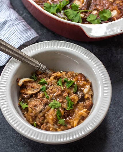 Salisbury Steak Casserole: Whole30, Paleo, Gluten-Free