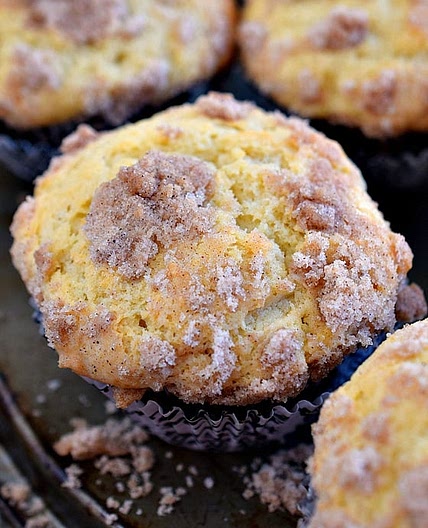 Sour Cream Coffee Cake Muffins