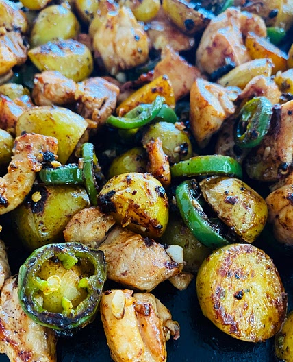 Blackstone Jalapeno Ranch Chicken and Potatoes