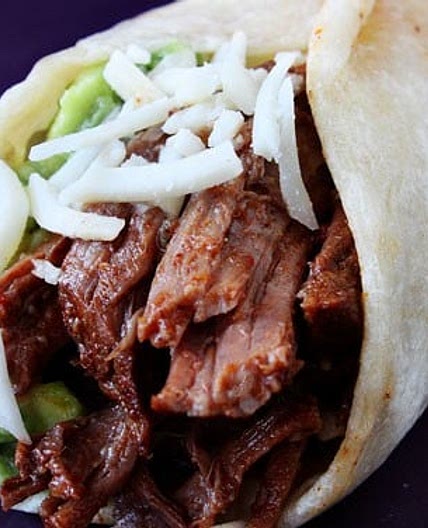 Slow Cooker Shredded Beef Tacos