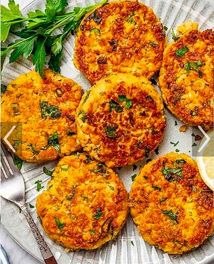 Pan-Fried Chickpea Patties