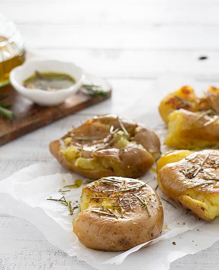 PATATE SCHIACCIATE IN PADELLA