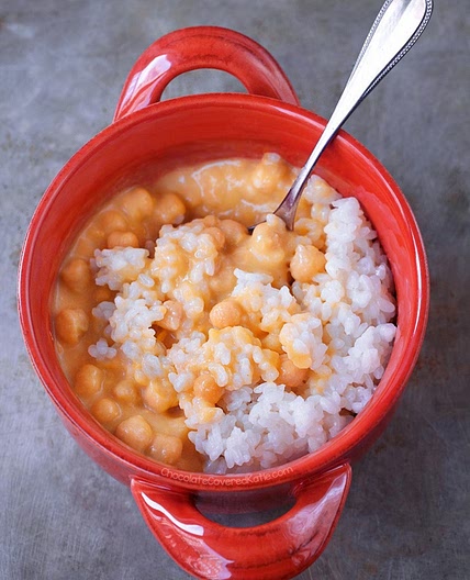 Cheesy Chickpeas–Ready In 15 Minutes!