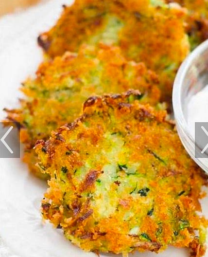Zucchini Fritters (Serves 4)