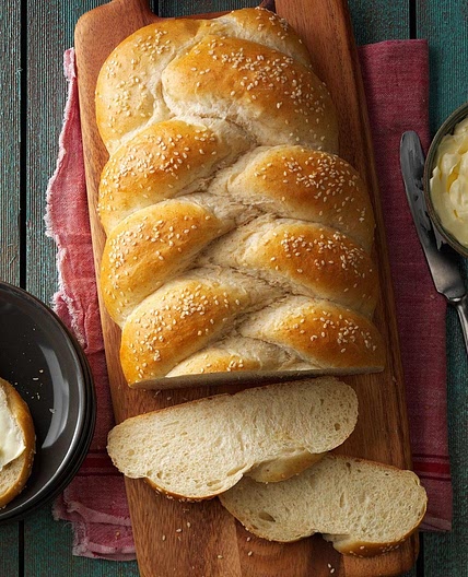 Sesame Wheat Braids