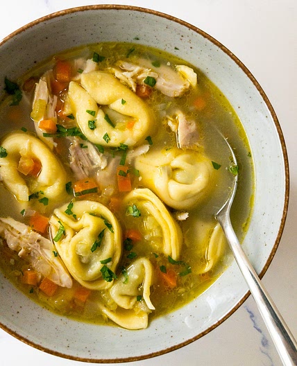 Chicken Tortellini Soup