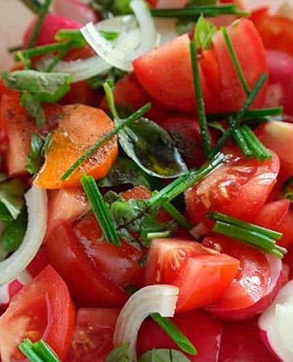 Ensalada de tomate receta