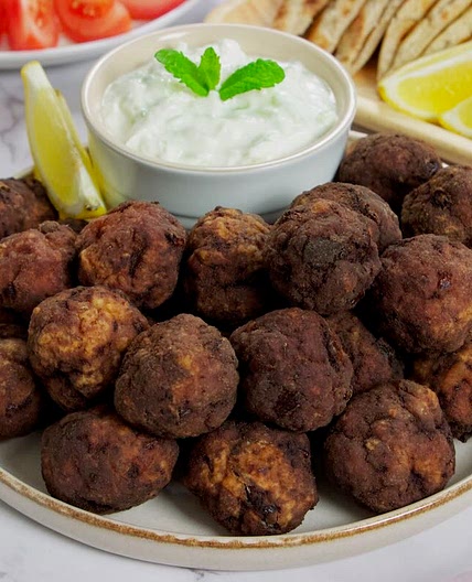 Greek Fried Meatballs (Keftedakia)
