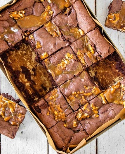 Miso Crunchy CBD Brownies