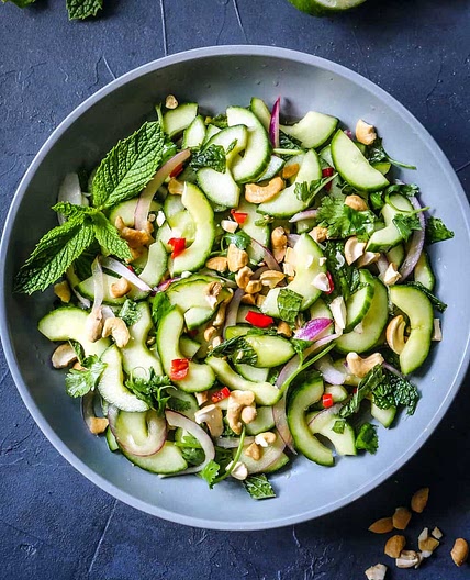 Vietnamese-inspired Cucumber Salad