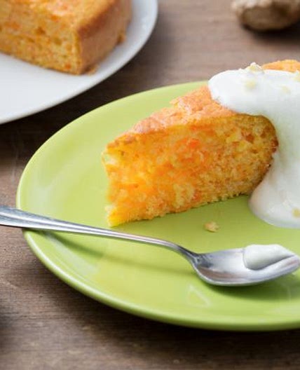 Torta carote e yogurt