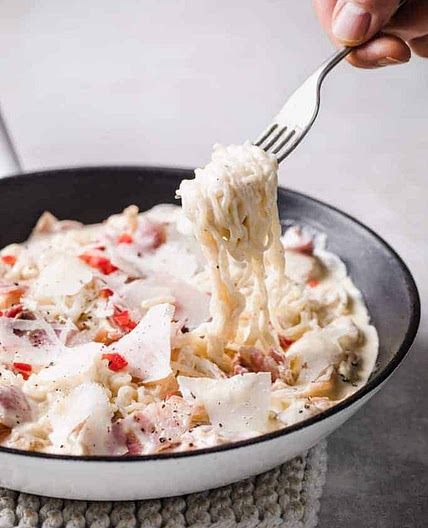 Keto Carbonara Pasta