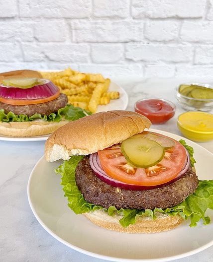 Air Fryer Frozen Hamburgers