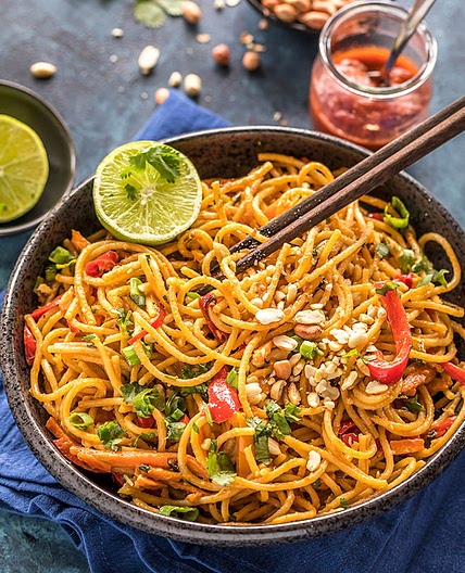 Instant Pot Thai Peanut Noodles