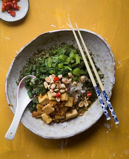 Thunder Tea Rice (Hakka Lei Cha Rice)