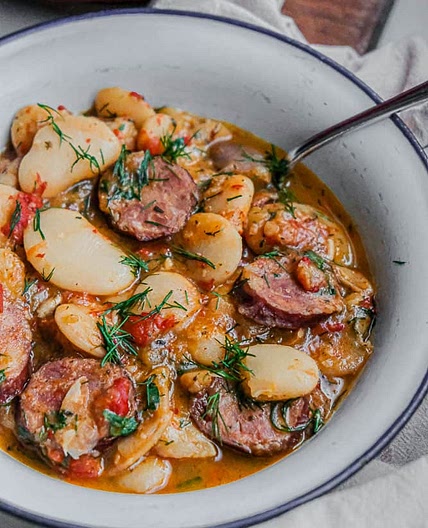 Smoky Romanian Bean Stew