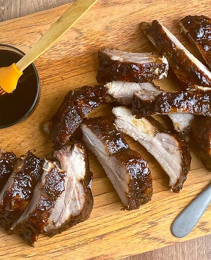 Low FODMAP Five-Spice Ribs with Plum Sauce