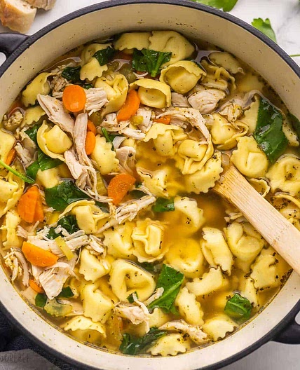 Chicken Tortellini Soup