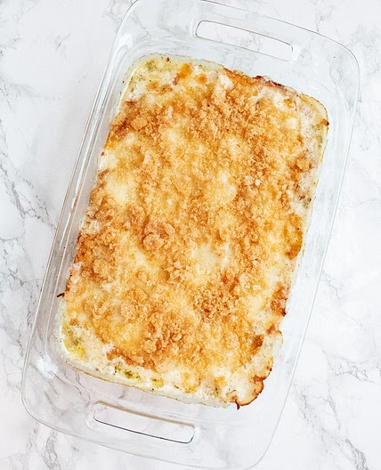 Keto Chicken Alfredo Casserole