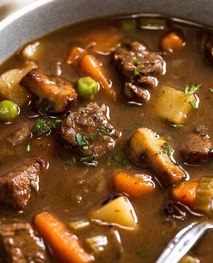 Vegetable Beef Soup (Fall apart beef!)