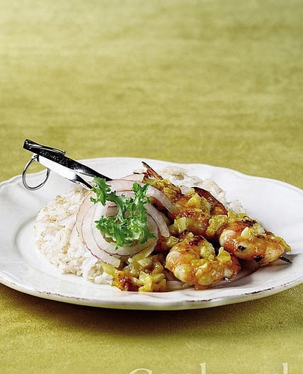 현미밥과 새우카레구이 만드는 법