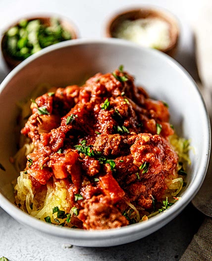 Spaghetti Squash Bolognese