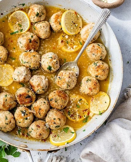 Chicken Romano Meatballs