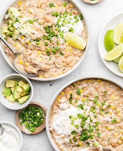 Healthy White Chicken Chili