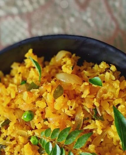पोहा उपमा (poha upma recipe in hindi)