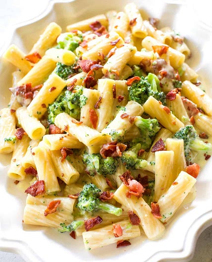 One-Pot Bacon Broccoli Pasta