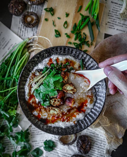 Vegan Congee (Rice Porridge)