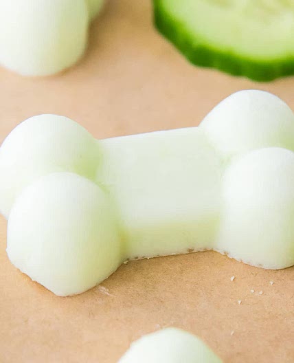 Yogurt Cucumber Dog Treats