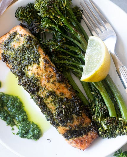 Chimichurri Salmon Recipe