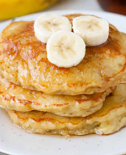 Brown Sugar Banana Pancakes