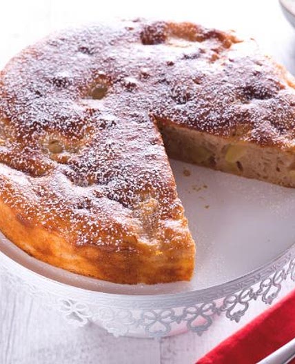 Torta allo yogurt e mele senza uova
