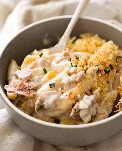 Tuna Mornay (Creamy Tuna Casserole Pasta Bake)