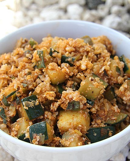 Spicy Zucchini Cauliflower Rice