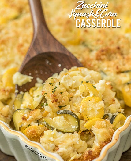 Zucchini Squash & Corn Casserole