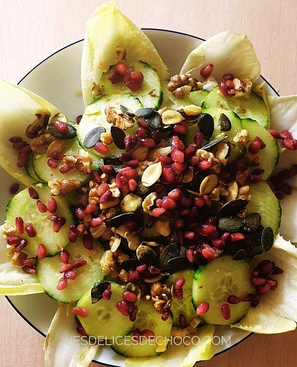 SALADE D'AUTOMNE HEALTHY AUX ENDIVES ET AUX NOIX