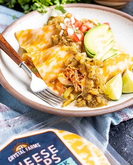 Keto Cheese Wrap Enchiladas