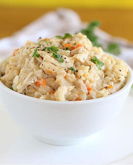 Easy Instant Pot Chicken and Brown Rice