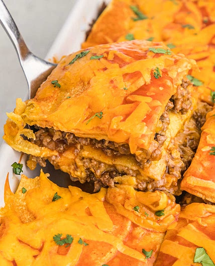 Ground Beef Enchilada Casserole
