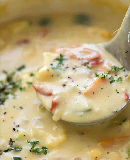 Magic healthy low cal creamy Vegetable Soup!