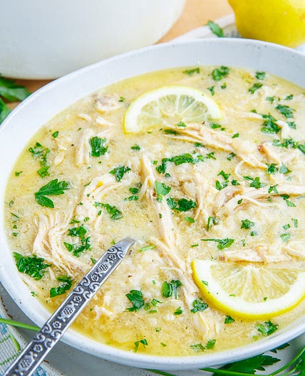 Avgolemono Soup (aka Greek Lemon Chicken Soup)