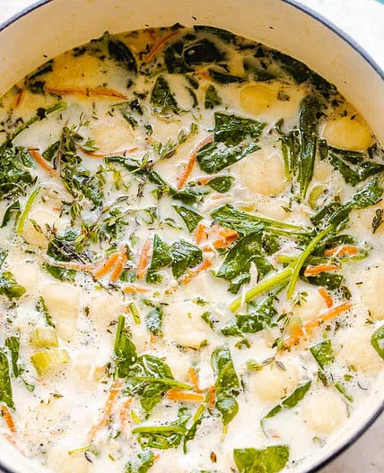 CREAMY CHICKEN GNOCCHI SOUP