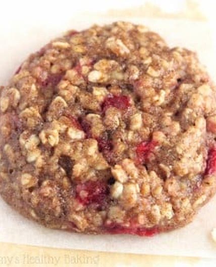 Strawberry Oatmeal Cookies