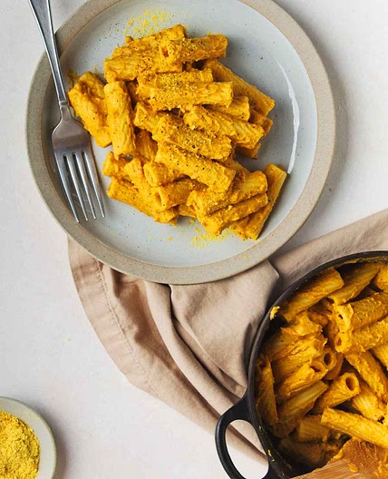 Vegan Pumpkin Mac n Cheese