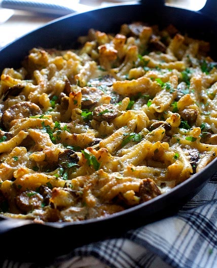mushroom marsala pasta bake