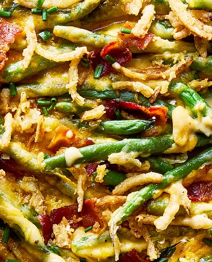 Loaded Green Bean Casserole